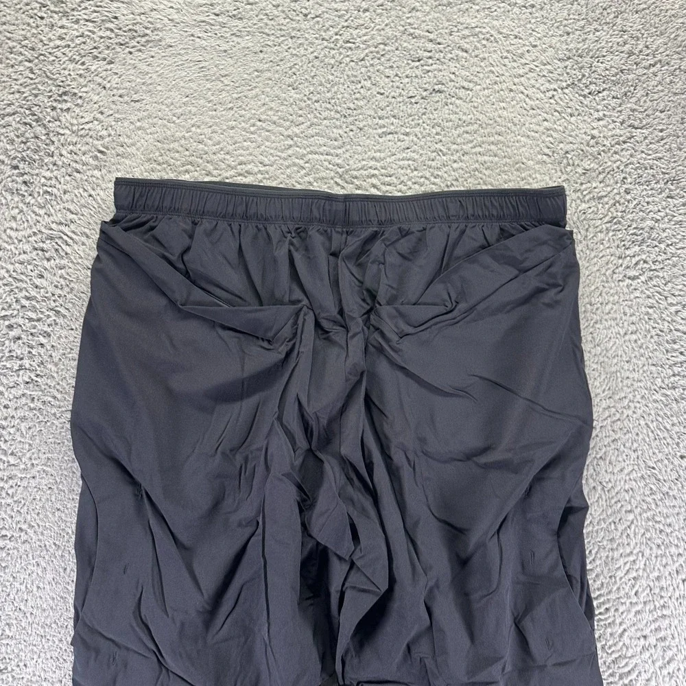 Paskho Pant Mens XL Black Nylon Windbreaker Straight Hiking Gorpcore Stretch